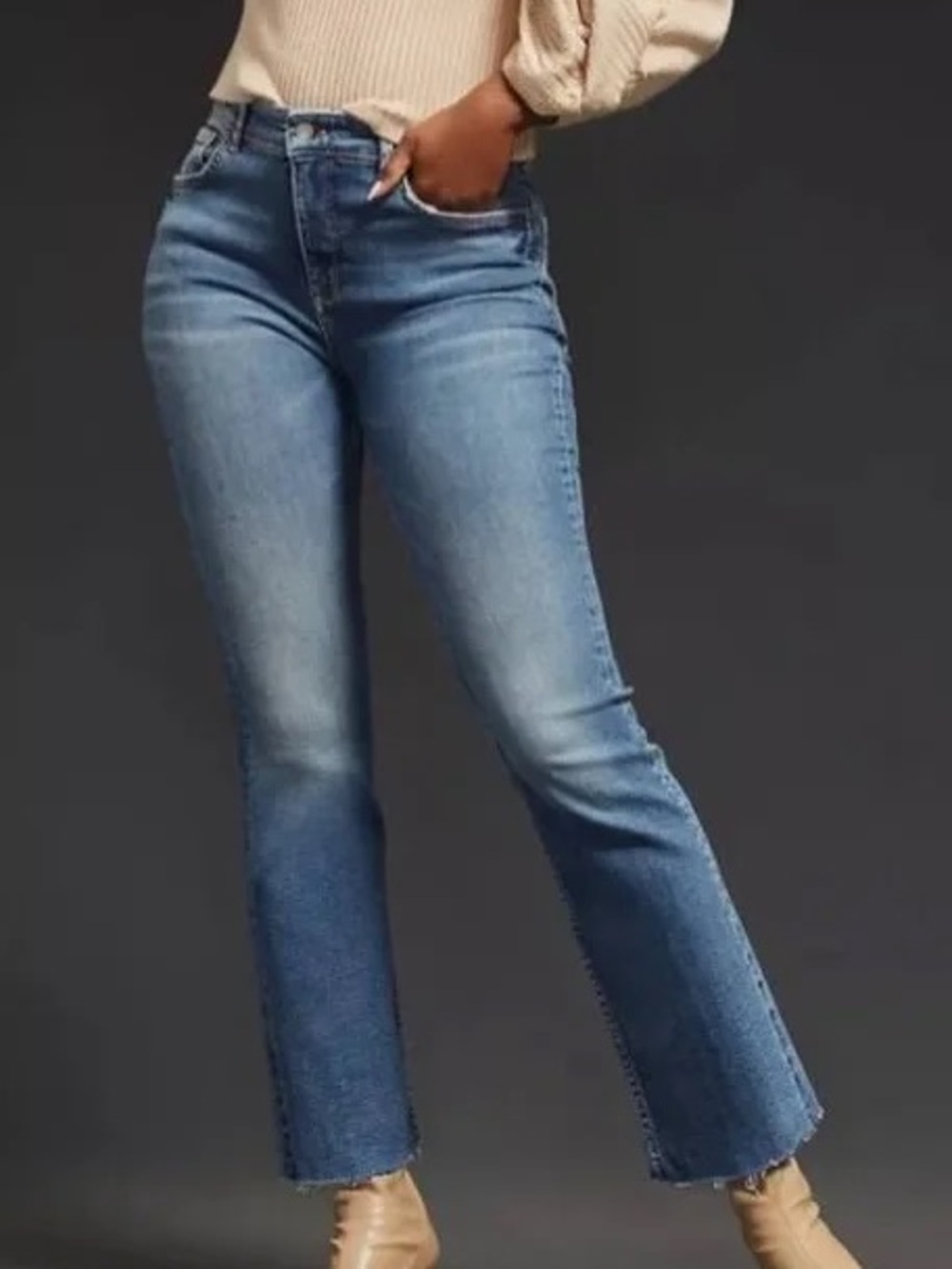 Pilco The Yaya Raw Hem Jeans size 30
